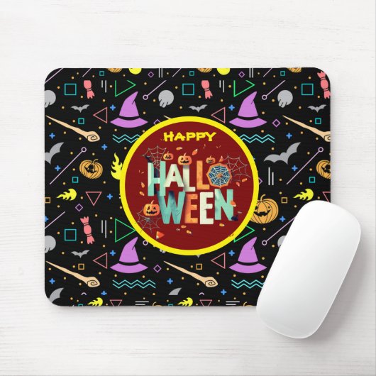 Beängstigender Halloween-Planer Mousepad (Mit Mouse)
