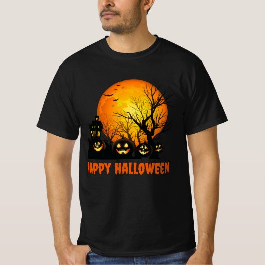 Beängstigender Halloween-T - Shirt für Männer (Vorderseite)