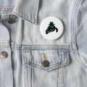 Beängstigender Halloween Turtle T - Shirt Button (Beispiel)