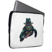 Beängstigender Halloween Turtle T - Shirt Laptopschutzhülle (Vorne Rechts)