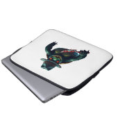 Beängstigender Halloween Turtle T - Shirt Laptopschutzhülle (Vorne Knopf)