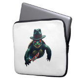 Beängstigender Halloween Turtle T - Shirt Laptopschutzhülle (Vorderseite Links)