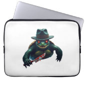Beängstigender Halloween Turtle T - Shirt Laptopschutzhülle (Vorderseite)