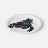 Beängstigender Halloween Turtle T - Shirt Pappteller (Schrägansicht)