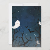 Beängstigender Horror Halloween Filmabend Party Einladung (Rückseite)