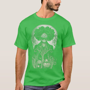Beängstigender Horror Zombie Frauenmonster Verzier T-Shirt