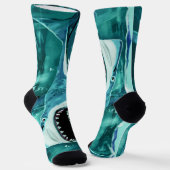 Beängstigender individuelle Name Socken (Gewinkelt)