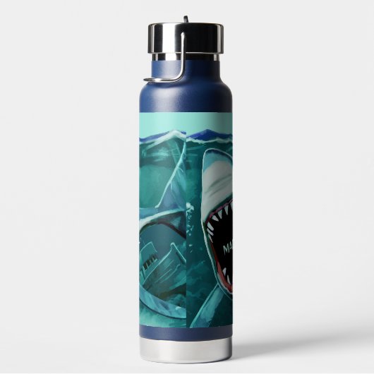 Beängstigender individuelle Name Trinkflasche (rechts)