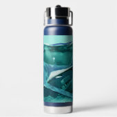 Beängstigender individuelle Name Trinkflasche (Hinten)