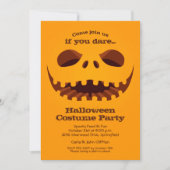 Beängstigender Jack o' Lantern Face Halloween (Vorderseite)