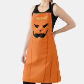Beängstigender Jack O' Lantern Halloween-Allround- Schürze (InSitu)