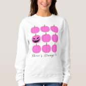 Beängstigender Jack-O' Lantern mit Pumpkins Sweatshirt (Vorderseite)