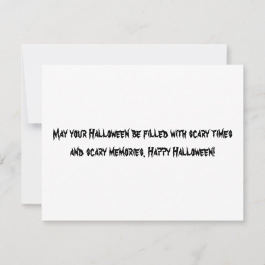 Beängstigender Jack-O-Lantern Pumpkin Happy Hallow (Rückseite)