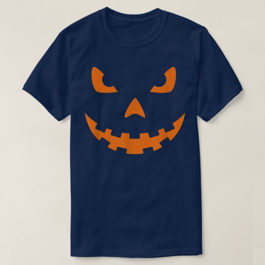 Beängstigender Jack O'Lantern Halloween T-Shirt (Design vorne)