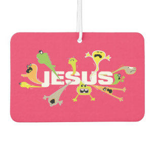 Beängstigender Jesus Autolufterfrischer