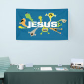 Beängstigender Jesus Banner (Messeveranstaltung)