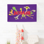 Beängstigender Jesus Banner (Insitu)