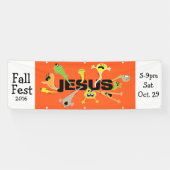 Beängstigender Jesus Banner (Horizontal)