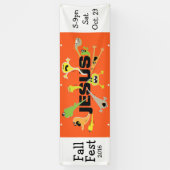 Beängstigender Jesus Banner (Vertikal)