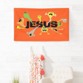 Beängstigender Jesus Banner (Insitu)