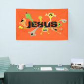 Beängstigender Jesus Banner (Messeveranstaltung)