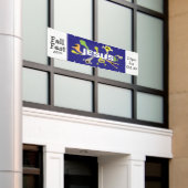 Beängstigender Jesus Banner (Äußeres Gebäude)