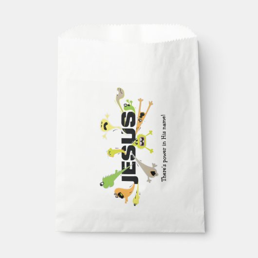 Beängstigender Jesus Geschenktütchen (Vorderseite)