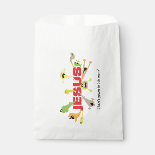 Beängstigender Jesus Geschenktütchen (Vorderseite)