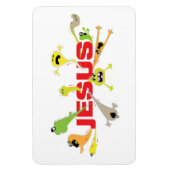 Beängstigender Jesus Magnet (Vertikal)