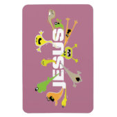 Beängstigender Jesus Magnet (Vertikal)