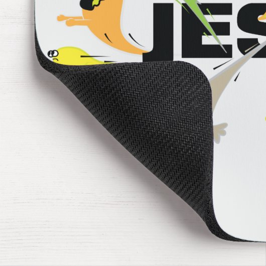 Beängstigender Jesus Mousepad (Ecke)