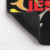 Beängstigender Jesus Mousepad (Ecke)