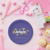 Beängstigender Jesus Pappteller (Party)