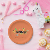 Beängstigender Jesus Pappteller (Party)