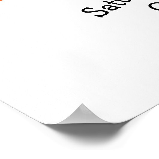 Beängstigender Jesus Poster (Ecke)