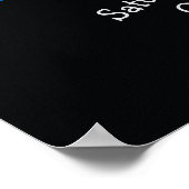 Beängstigender Jesus Poster (Ecke)