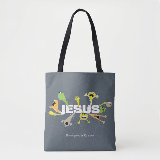 Beängstigender Jesus Tasche (Vorderseite)