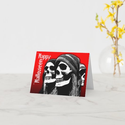 Beängstigender Karte (Gelbe Blume)