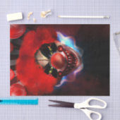 Beängstigender Killer Clown Halloween-Geschenkwrap Seidenpapier (Handwerk)