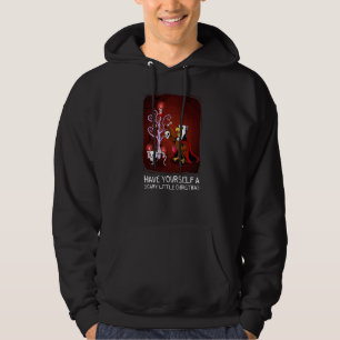 Beängstigender kleiner Weihnachtsbaum Gotische Fei Hoodie