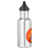 Beängstigender Kürbis Edelstahlflasche (Links)