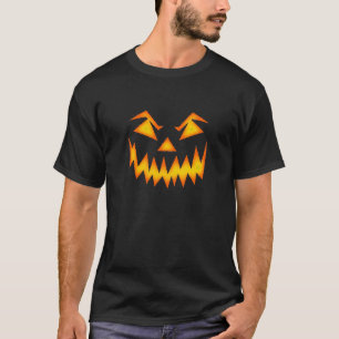 Beängstigender Kürbis Halloween stellen gegenüb T-Shirt