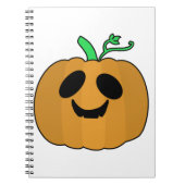 Beängstigender Kürbis Halloween V2 Notizblock (Vorderseite)