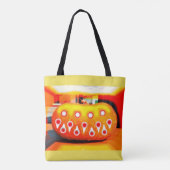Beängstigender Kürbis Tasche (Rückseite)
