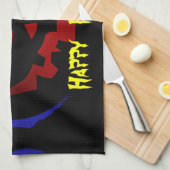 Beängstigender Kürbisklotz Küchentuch (Viertel Falte)