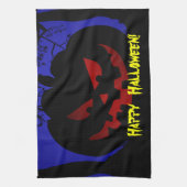 Beängstigender Kürbisklotz Küchentuch (Vertikal)