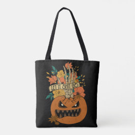 Beängstigender Kürbisklotz Tasche
