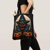 Beängstigender Kürbisknochen Halloween Killer Tasche (Von Nahem)