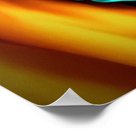 Beängstigender männlicher Clown | AI Art Poster (Ecke)