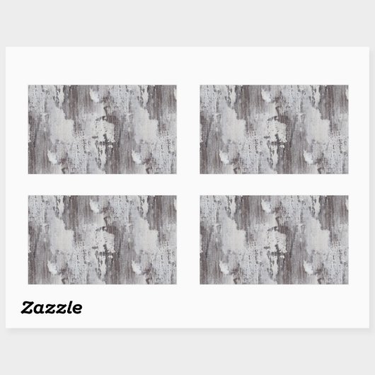 Beängstigender Maui Whitealkaeiche Rechteckiger Aufkleber (Blatt)